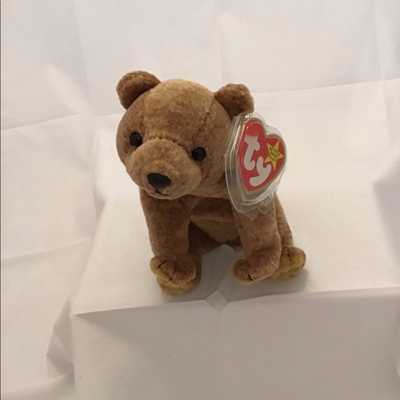 Ty Beanie Babies Almond and Pecan (2) Bears NWT - Picture 6 of 9